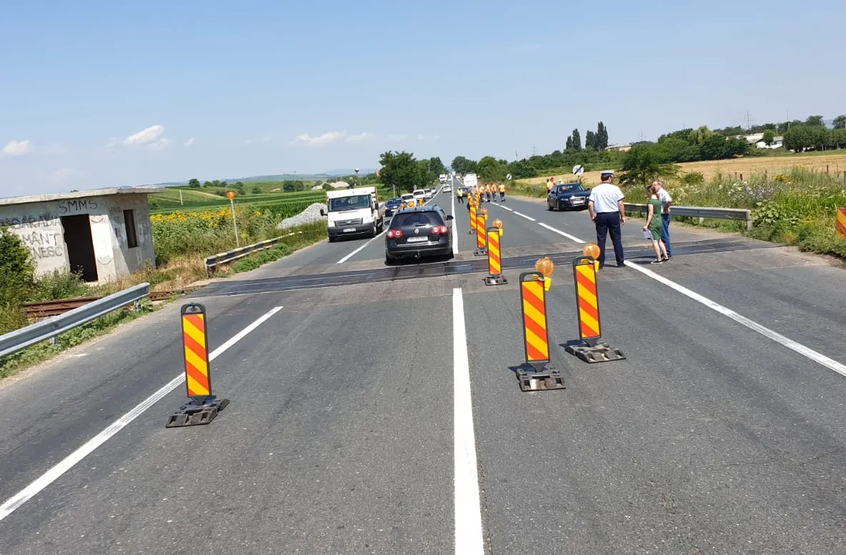 ATENȚIE! ASTĂZI, CIRCULAȚIE RUTIERĂ ÎNTRERUPTĂ SPRE BUCUREȘTI, PE DN2, timp de șase ore. Vezi ruta ocolitoare