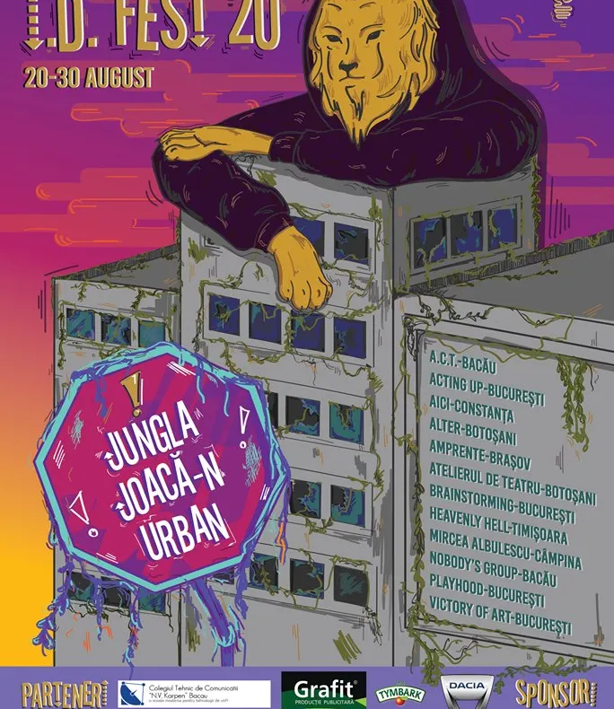 Astăzi începe Festivalul Național de Teatru I.D. Fest 20 la Teatrul Municipal „Bacovia”. Urmează zece zile de teatru, improvizație, stand-up comedy și proiecții de film