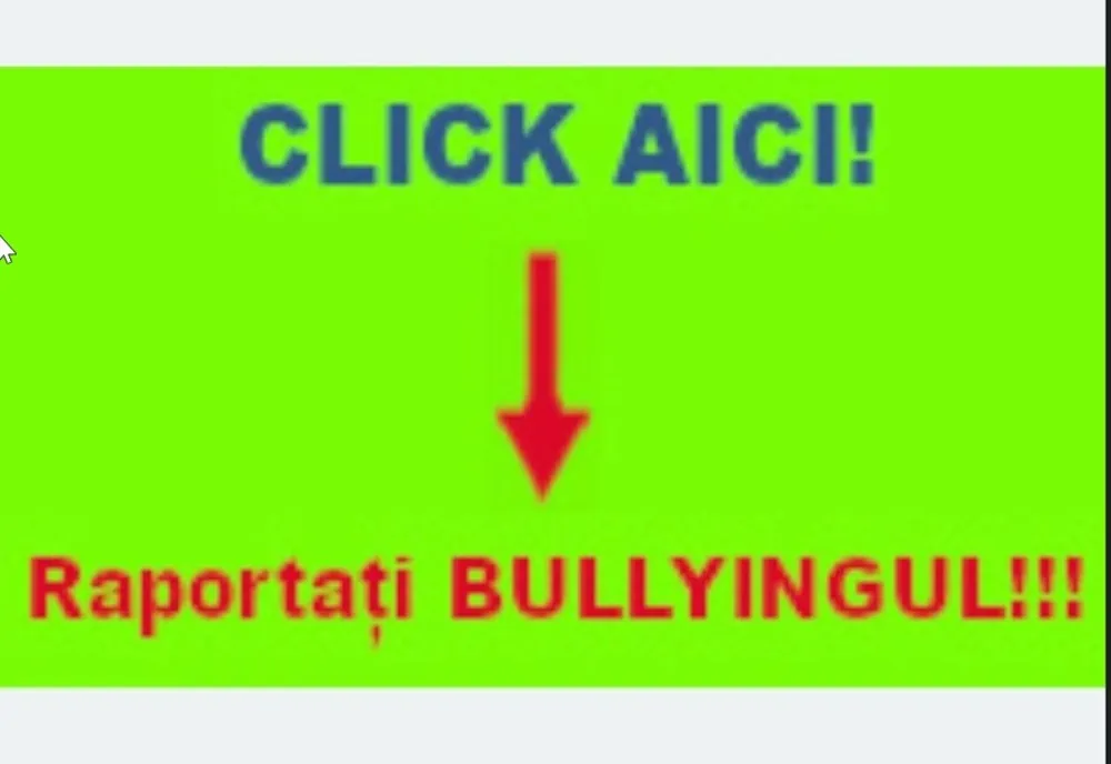 Formular de sesizare a incidentelor de bullying și violență, pe siteul ISJ Bacău