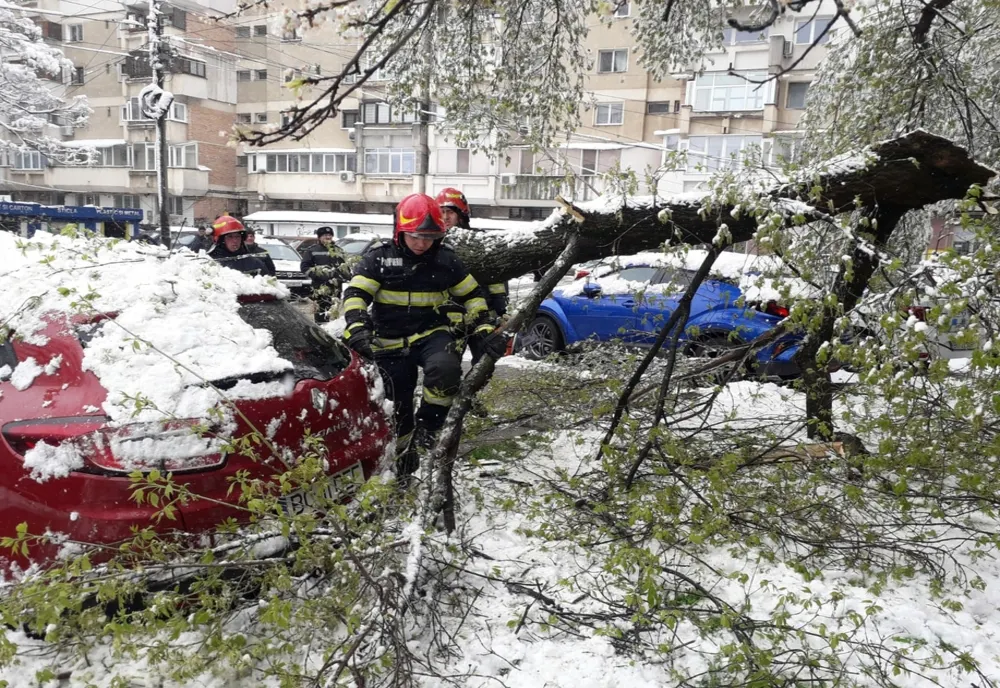 Peste 100 de apeluri la 112 direcționate către pompieri. În continuare Bacăul se află sub COD PORTOCALIU 