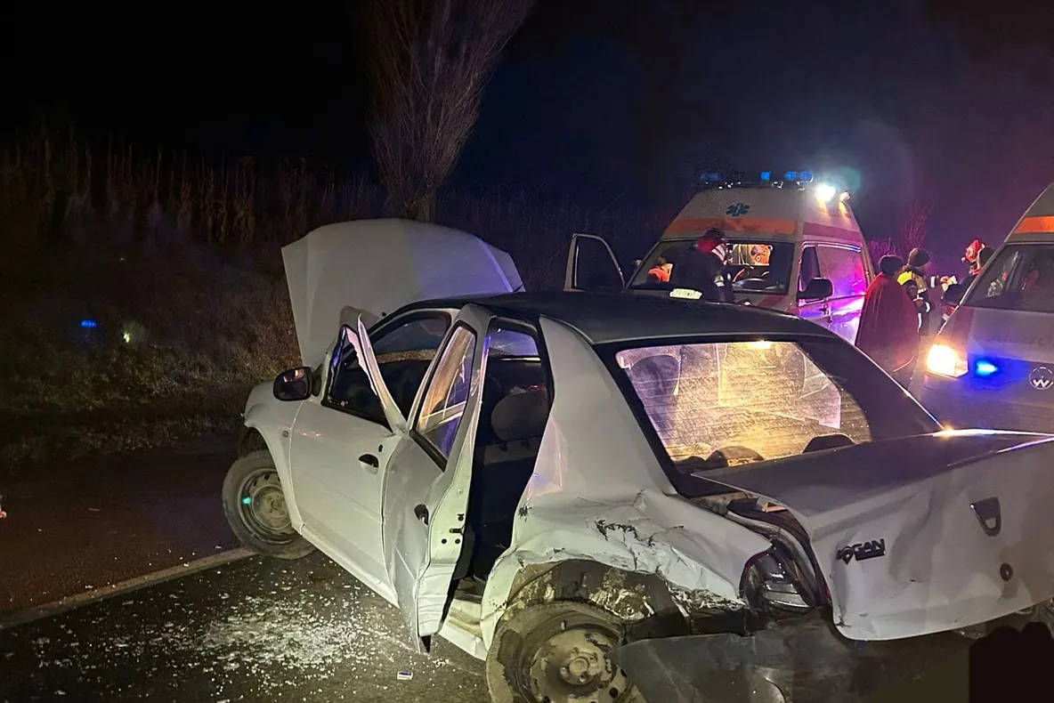 Accident rutier pe E85, în comuna Faraoani: trei persoane au fost rănite