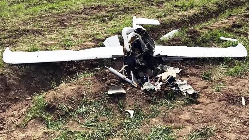Dronă militară, posibil de proveniență rusească sau ucraineană, prăbușită în județul Vrancea