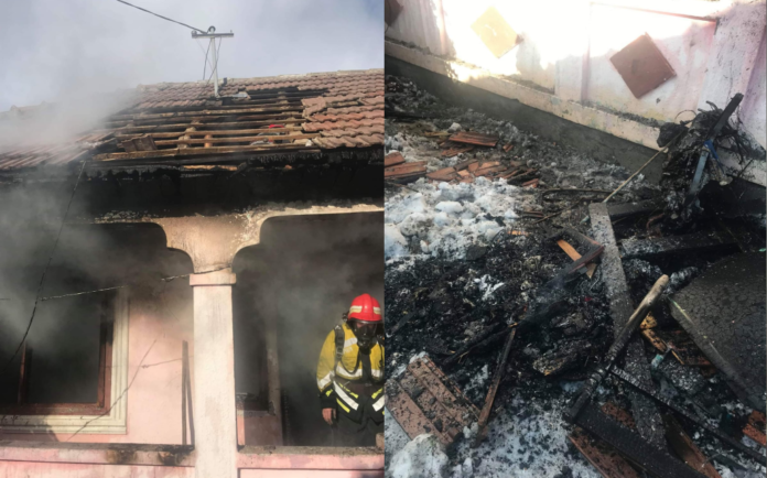 Un copil de 3 ani a murit într-un incendiu. Fratele lui este în spital