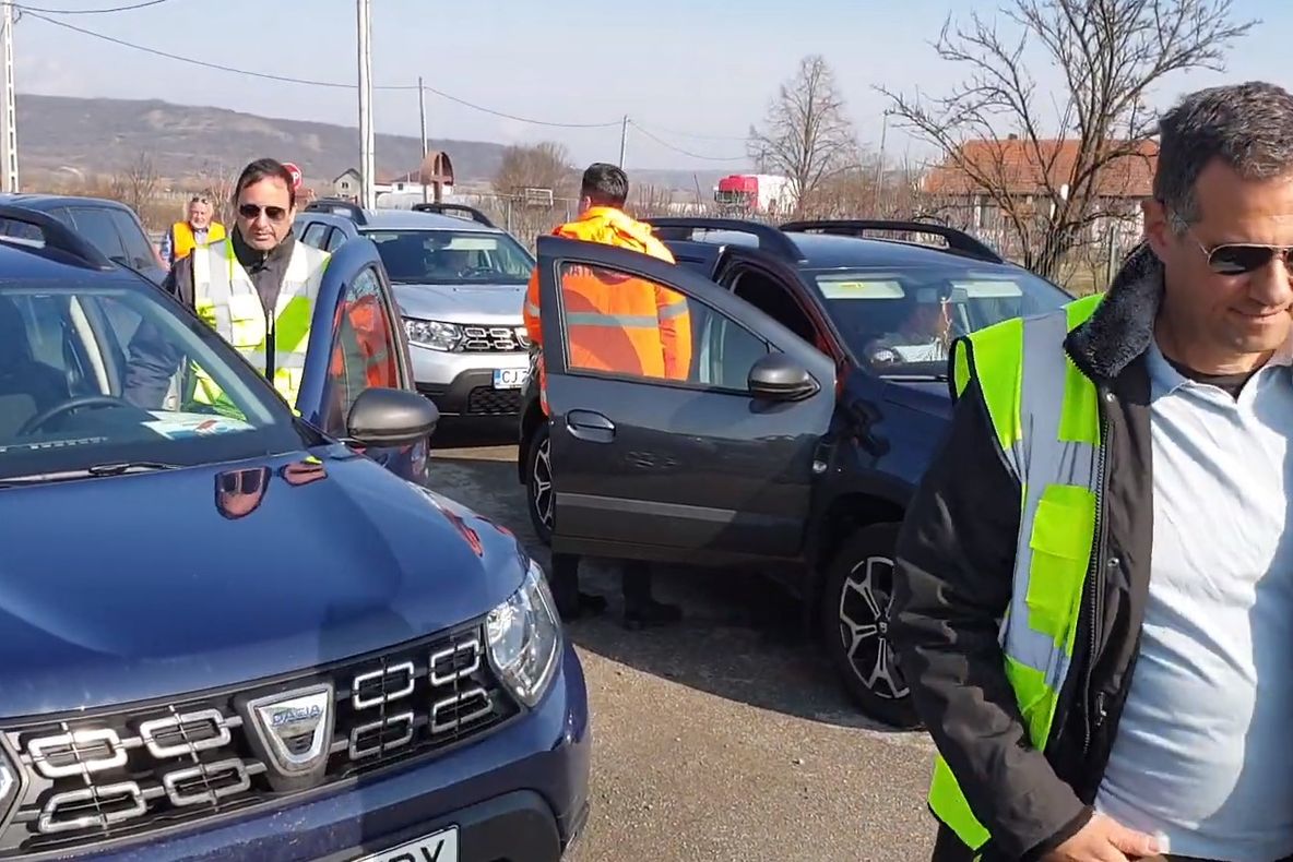 VIDEO: Noi imagini de pe șantierul deschis pentru construcția centurii Bacăului. Utilajele, la lucru dis-de-dimineață