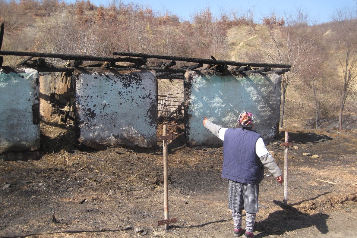 Incendiu pus de o mână criminală