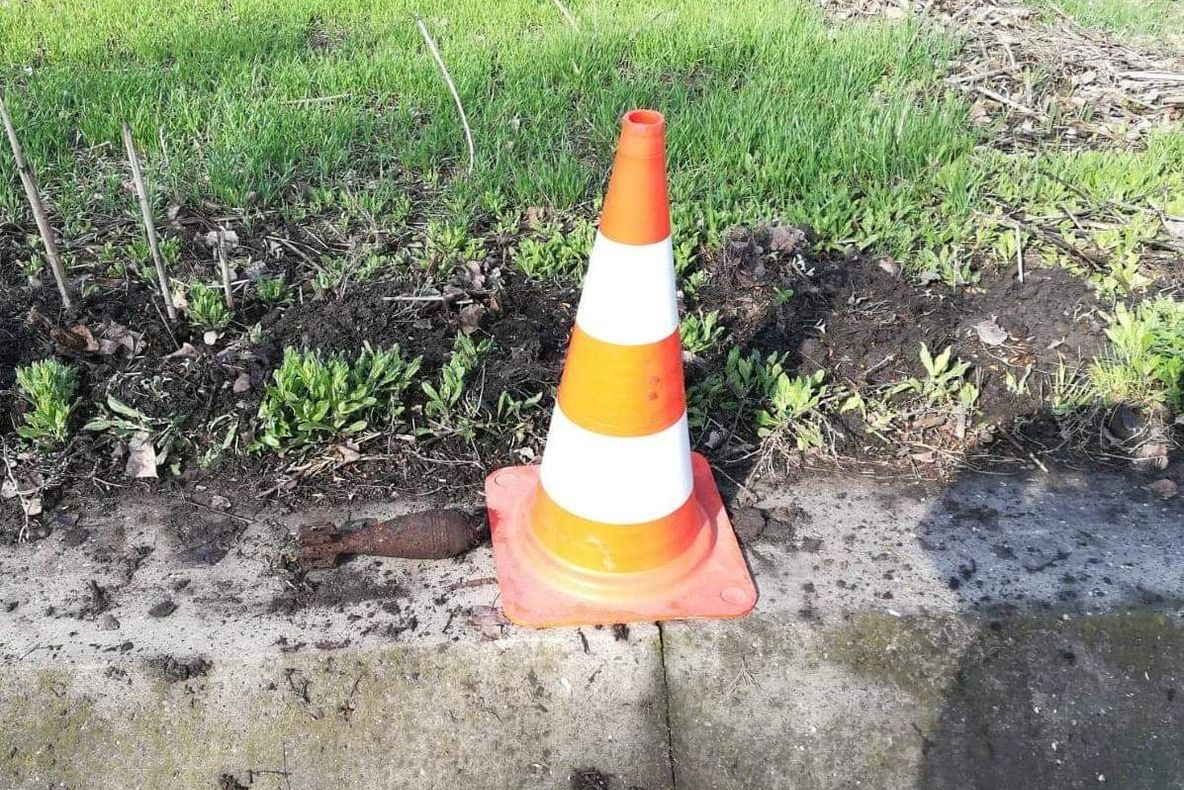 Proiectil din al Doilea Război Mondial, descoperit la Dumbrava