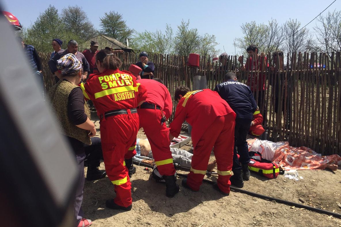 FOTO: Tragedie în Sâmbăta Mare! Bărbat mort în incendiu la Plopana