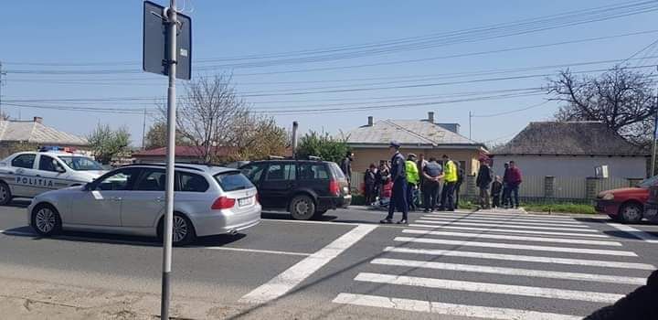 Copil spulberat pe trecerea de pietoni de o pensionară de 70 de ani
