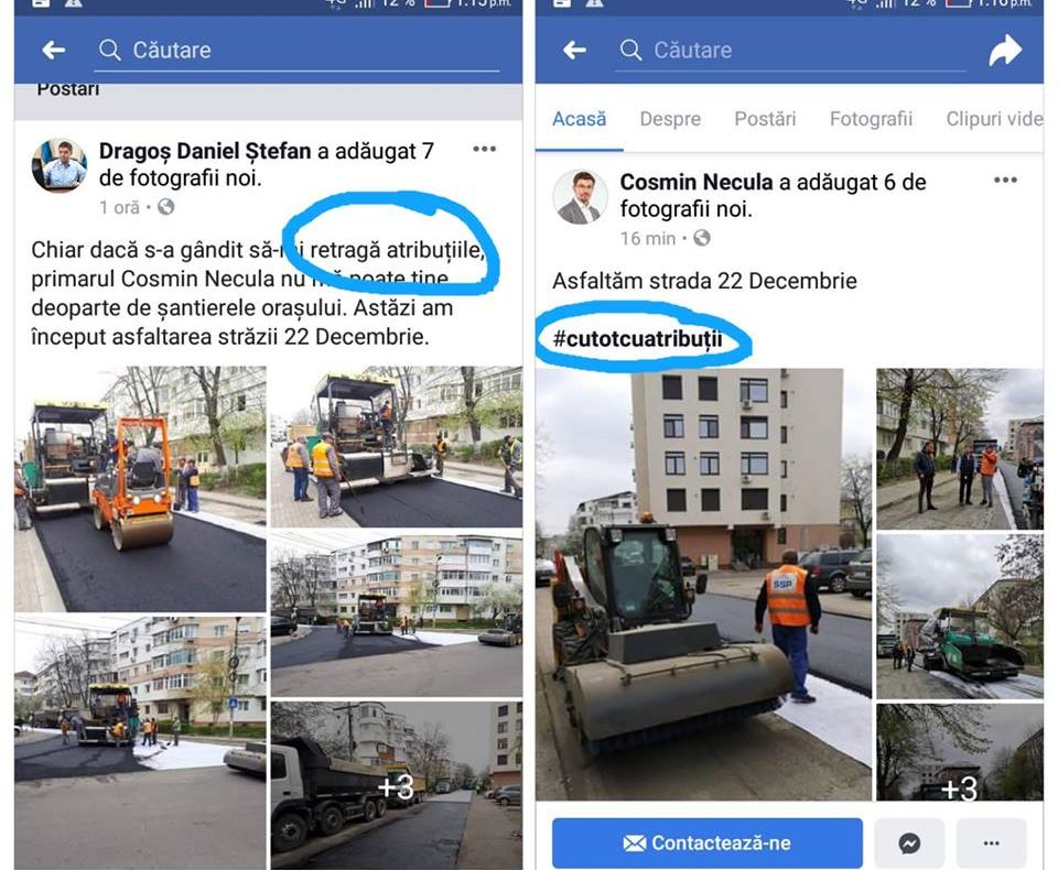Trolling băcăuan: cum se atacă Necula și Ștefan pe Facebook, anunțând împliniri mărețe