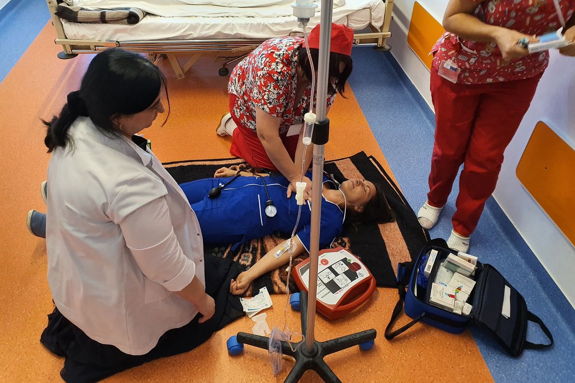 FOTO: Simulări și teste inopinate pentru angajații Spitalului Buhuși
