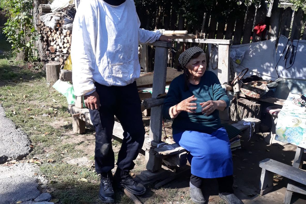 GALERIE FOTO: O femeie atacată de viespi în propria locuință a fost salvată de jandarmi