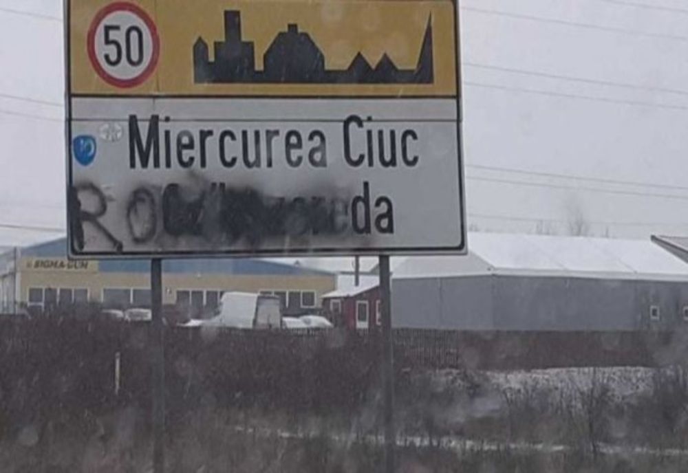 “Vopsitorul” de indicatoare rutiere a fost identificat şi prins de poliţiştii harghiteni