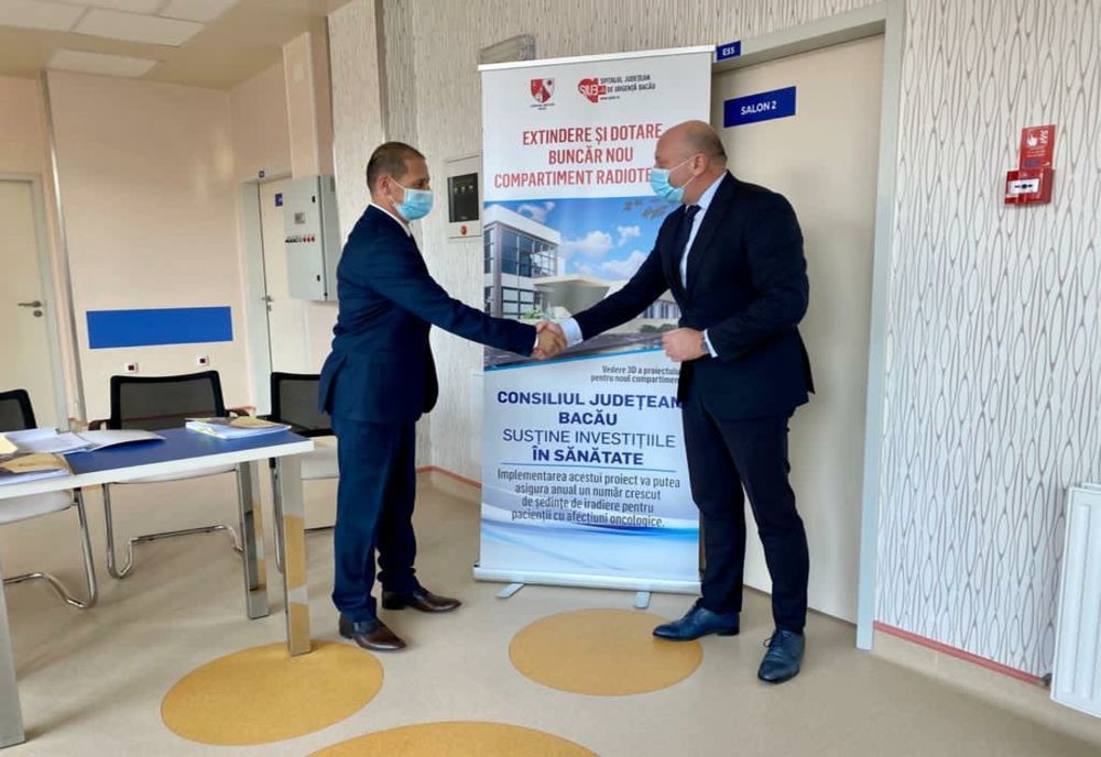 Al doilea generator de particule de la Radioterapia Spitalului Județean de Urgență Bacău, achiziționat prin credit bancar
