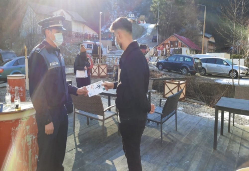 Activități preventive ale polițiștilor în Slănic Moldova