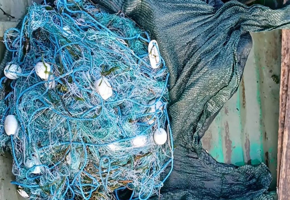 Arsenal de braconaj confiscat în urma unei acțiuni a polițiștilor. Suspecții au fugit lăsând în urmă o barcă