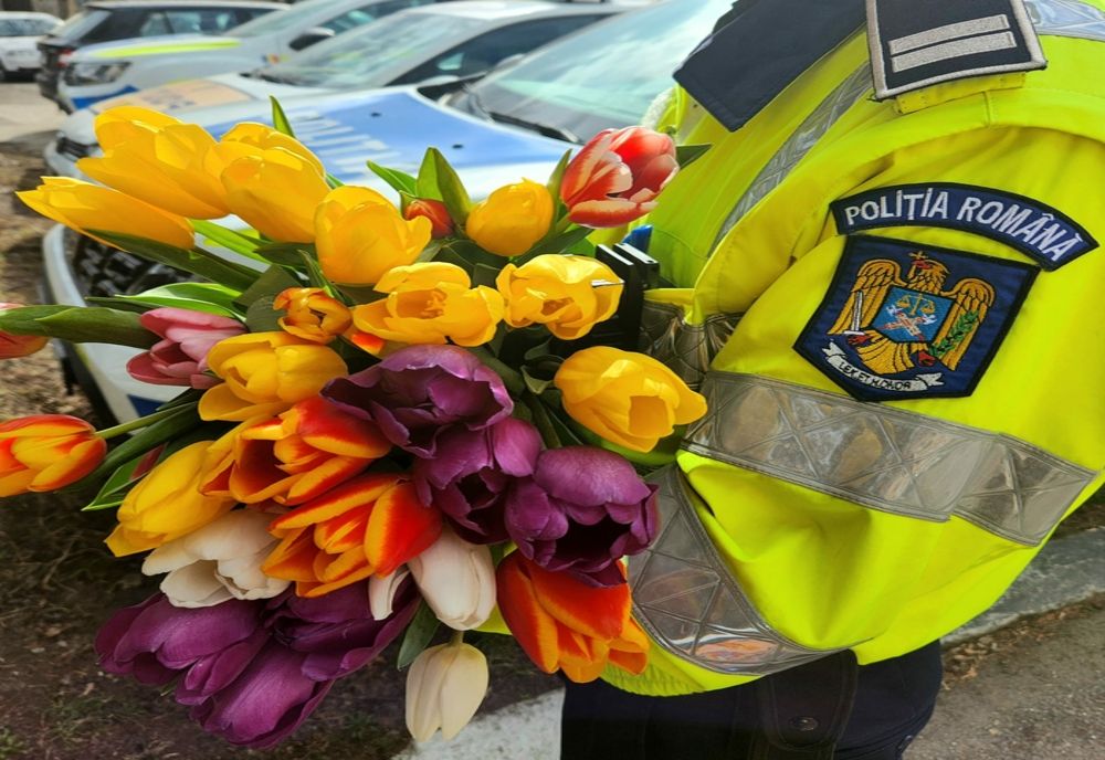 Zeci de femei ” sancționate” cu flori în trafic