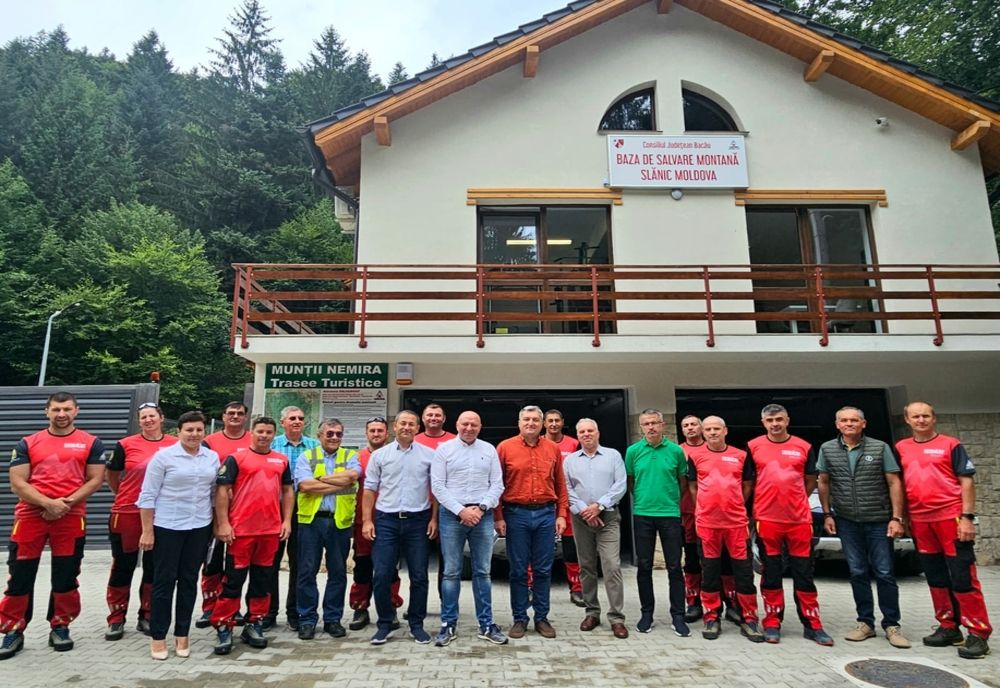 Bază Salvamont ultramodernă, construită de către CJ Bacău, în Slănic Moldova