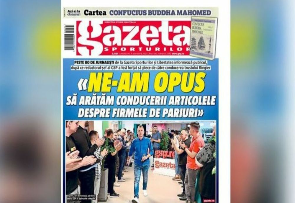 Decizie-şoc. Gazeta Sporturilor dispare de pe print. Cătălin Tolontan, înlăturat de la conducerea editorială a publicaţiei