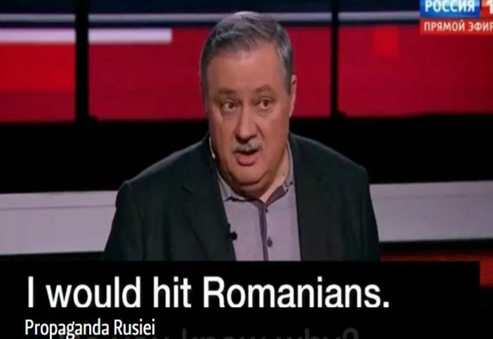 Afirmații șocante la televiziunea de stat a Rusiei: "N-aș bombarda Polonia, i-aș lovi pe români. Au devenit aroganți"