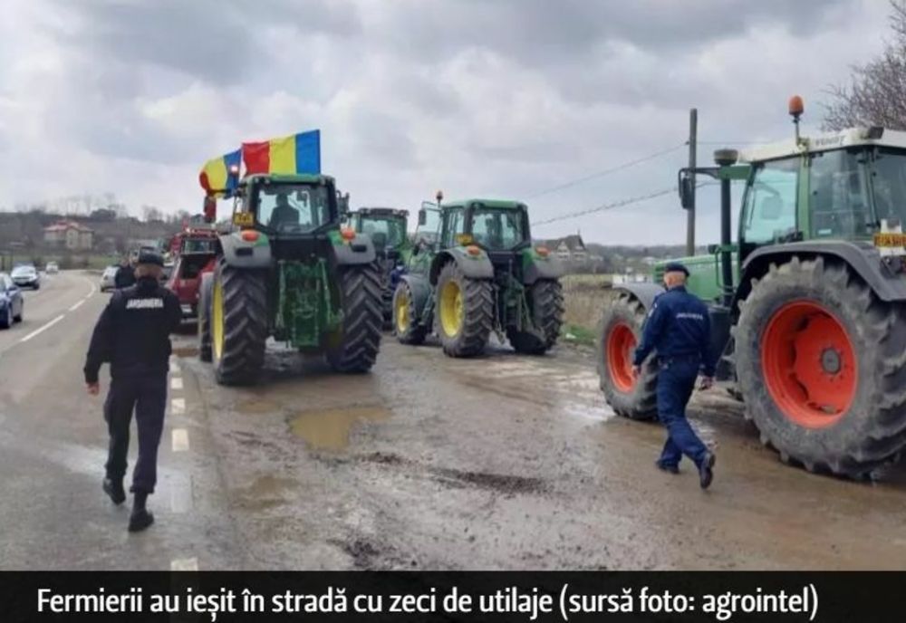 Trafic paralizat pe autostrada București-Pitești de protestul transportatorilor și fermierilor. Se circulă în coloană și pe Centura Capitalei -VIDEO