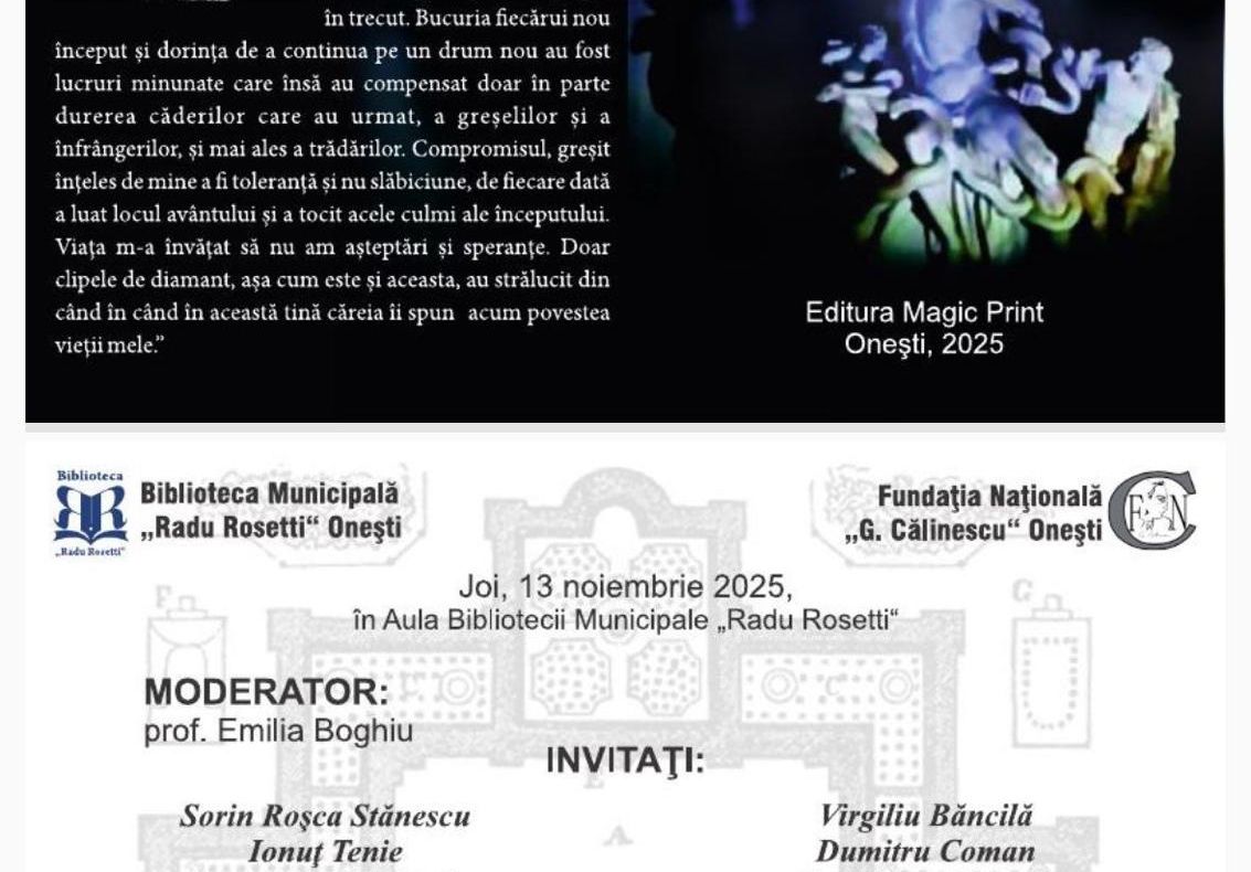 Fostul director general al RAFO Onești, Tudor Găureanu, lansează volumul „Falansterul”