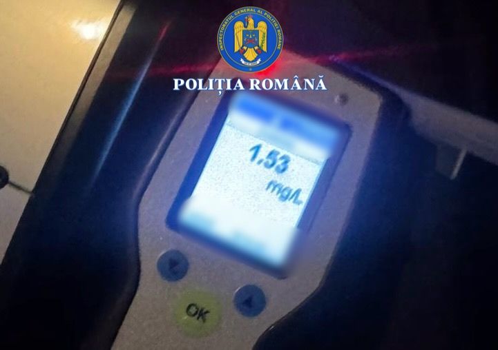 Bărbat reținut în județul Bacău după ce a fost depistat conducând sub influența alcoolului
