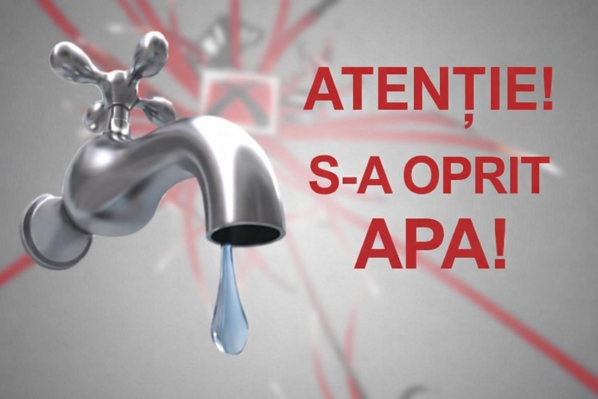 Sascut, fără apă din cauza restanțelor la E.ON