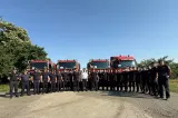 Pompieri români, trimiși în Franța să intervină pentru stingerea incendiilor de vegetație 