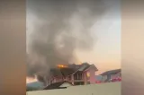 Incendiu cumplit în Bacău. O familie a rămas pe drumuri în doar 10 minute