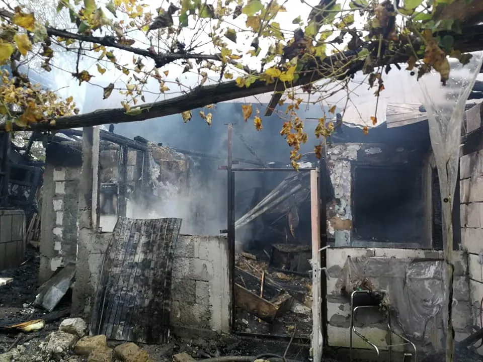 incendiu grav