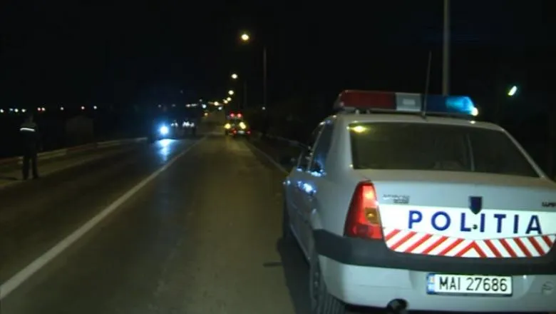 masina politie noaptea