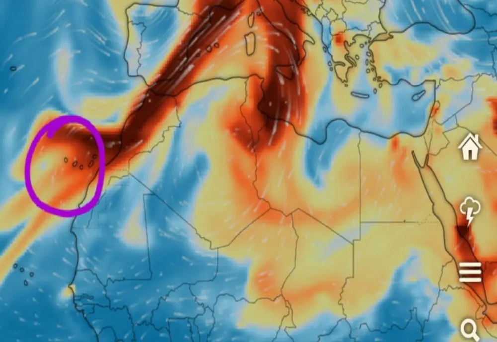 Norul de cenuşă rezultat din erupţia vulcanului din La Palma a ajuns în România. Răspunsul ANM 