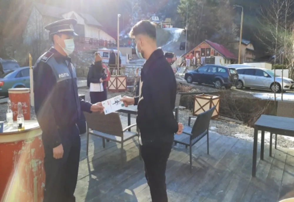Activități preventive ale polițiștilor în Slănic Moldova
