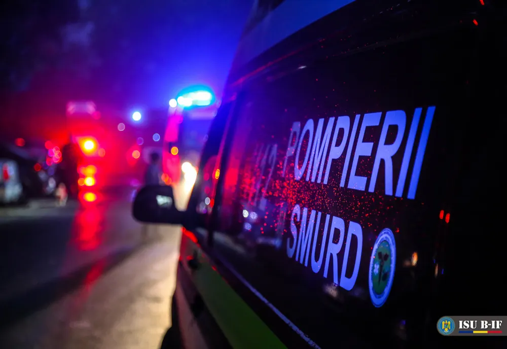 Accident în Bacău. Un bărbat a fost rănit