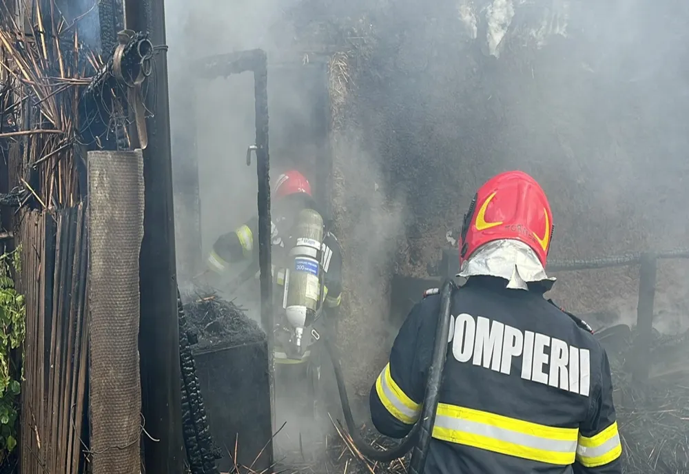 BACĂU: Trei incendii stinse de pompieri într-o singură zi