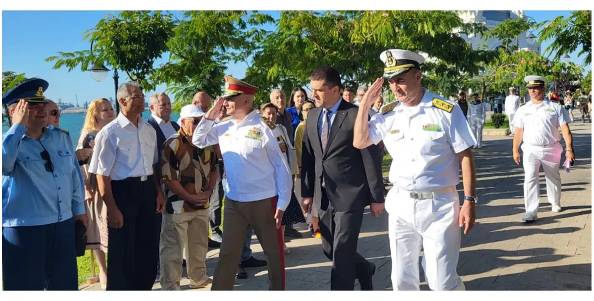 Radu Miruță, prezent în Constanța la ceremoniile de Ziua Recunoștinței. Foto/ziarulamprenta.ro