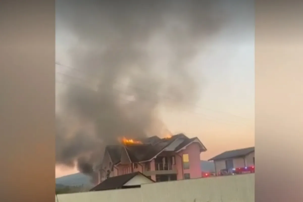 Incendiu / Sursa foto - Captură video
