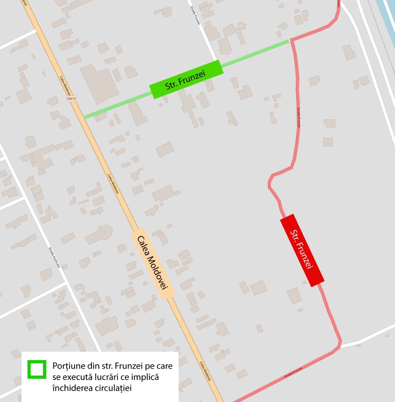 Plan ocolire Str Frunzei