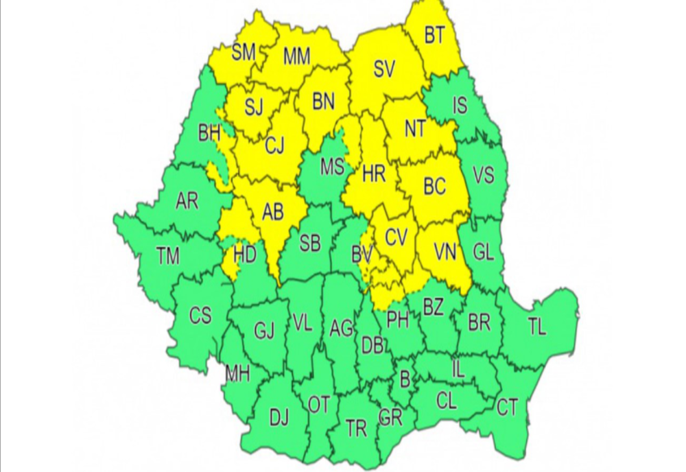 COD GALBEN de furtuni în mai multe județe din Moldova
