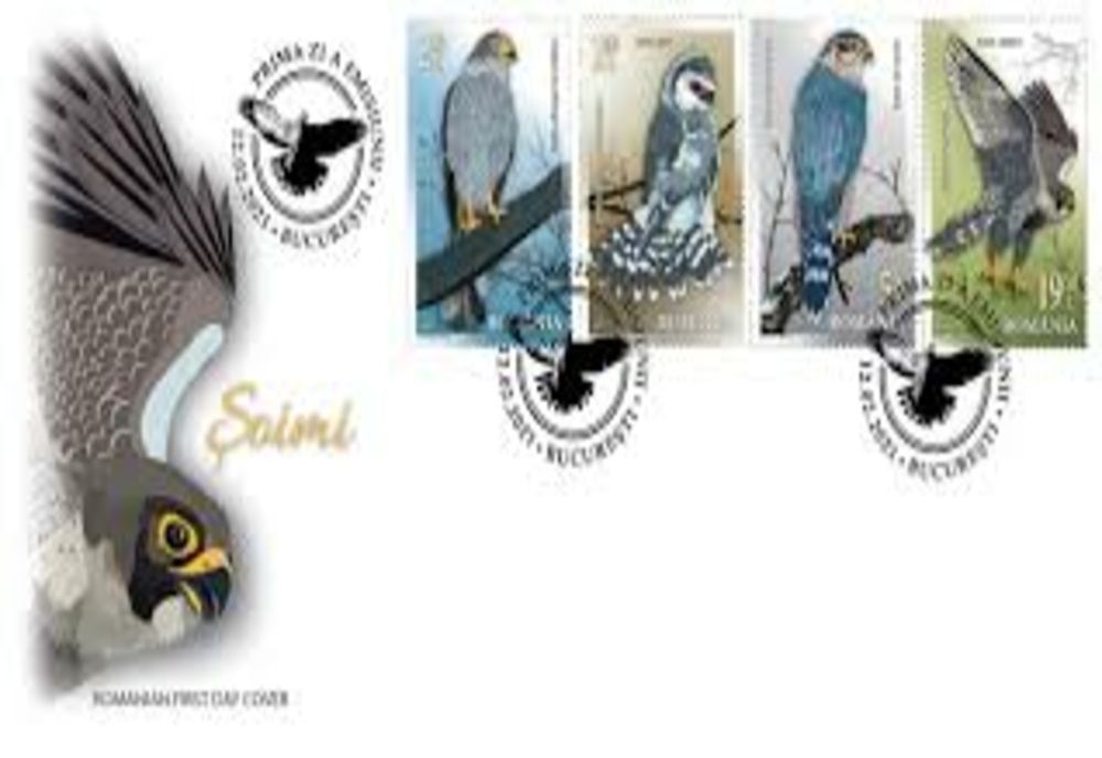 Romfilatelia introduce în circulație, vineri, 12 februarie 2021, o nouă emisiune de mărci poștale dedicată Faunei: ȘOIMI