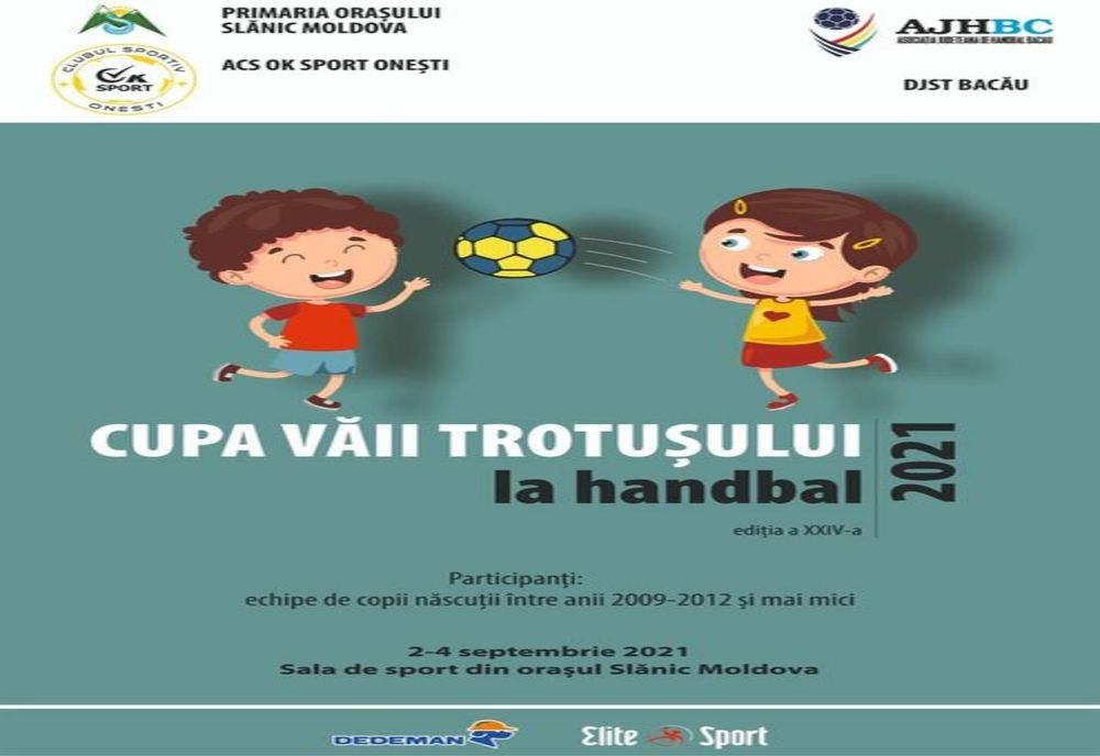 Cupa Văii Trotușului la Minihandbal- participanți
