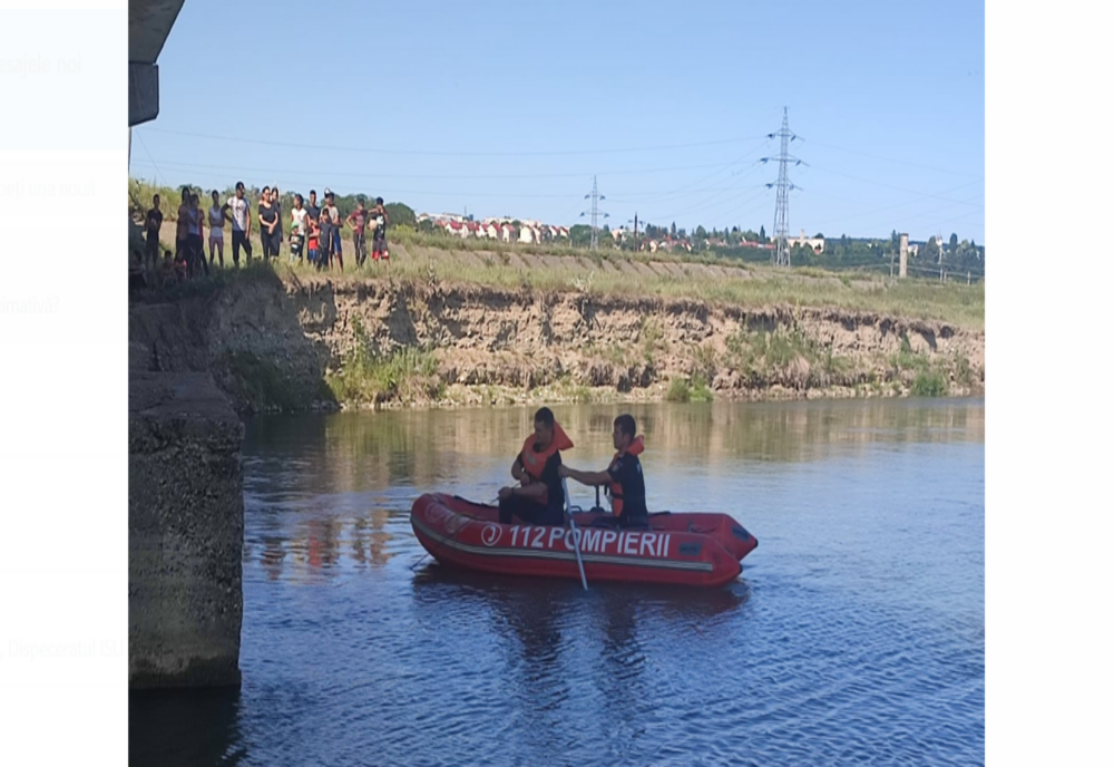 Un bărbat s-a înecat în râul Bistrița