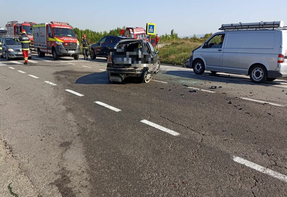 Un nou accident cu victime multiple pe E85