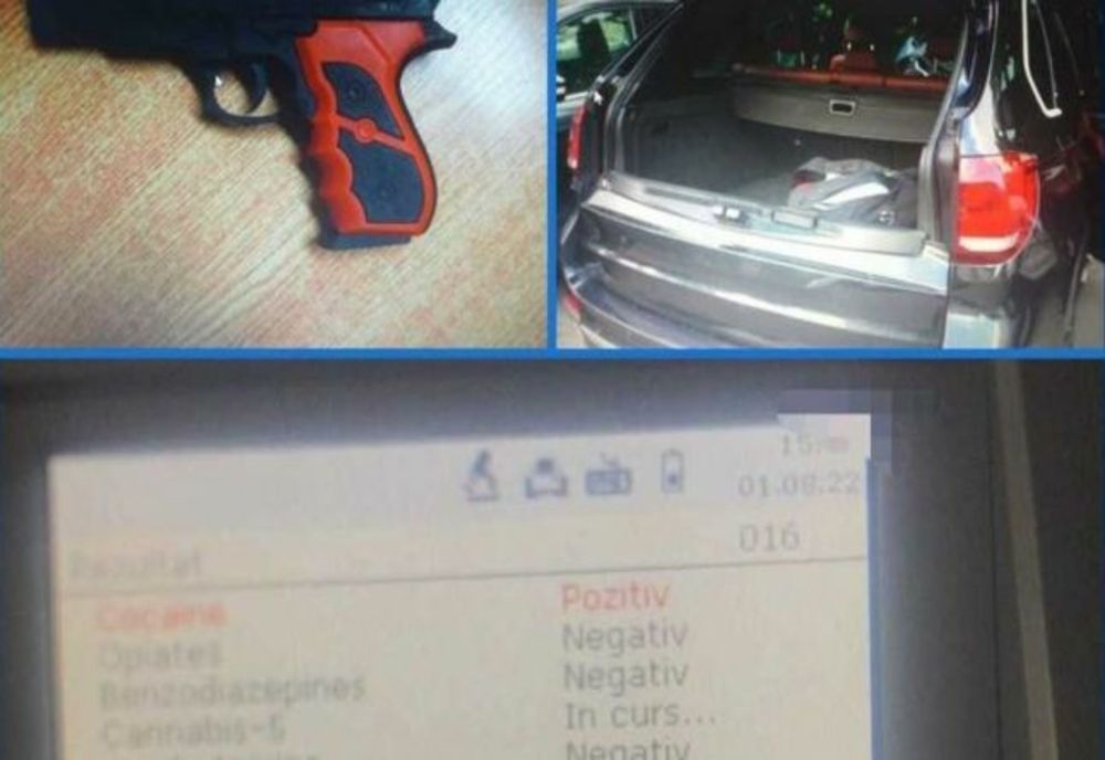 Un băcăuan este cercetat penal după ce a amenințat participanții la trafic cu un pistol de jucărie. Șoferul, drogat cu cocaină