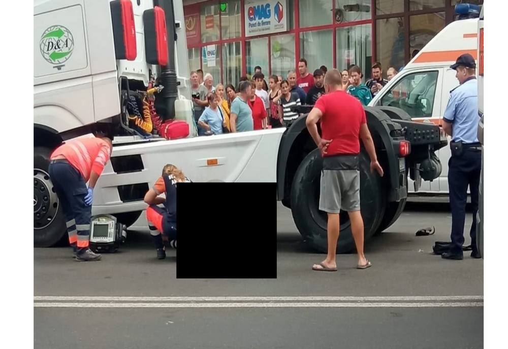 Un bătrân a fost accidentat mortal de un cap de TIR în zona Narcisa