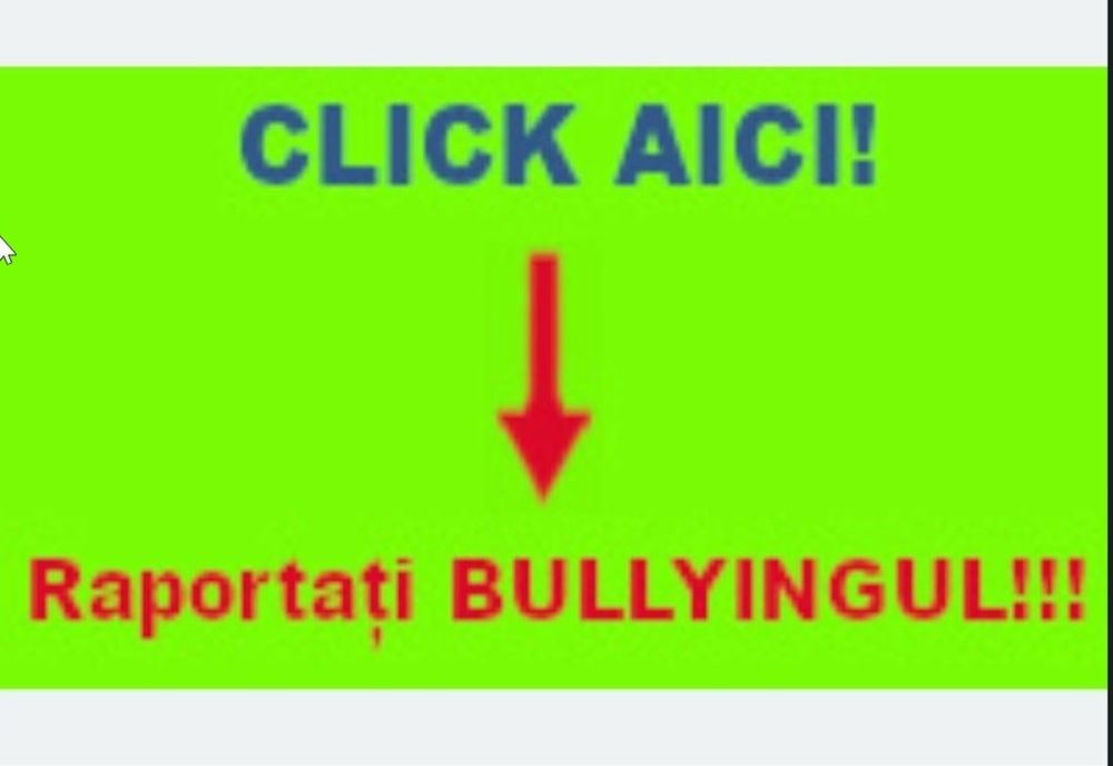 Formular de sesizare a incidentelor de bullying și violență, pe siteul ISJ Bacău