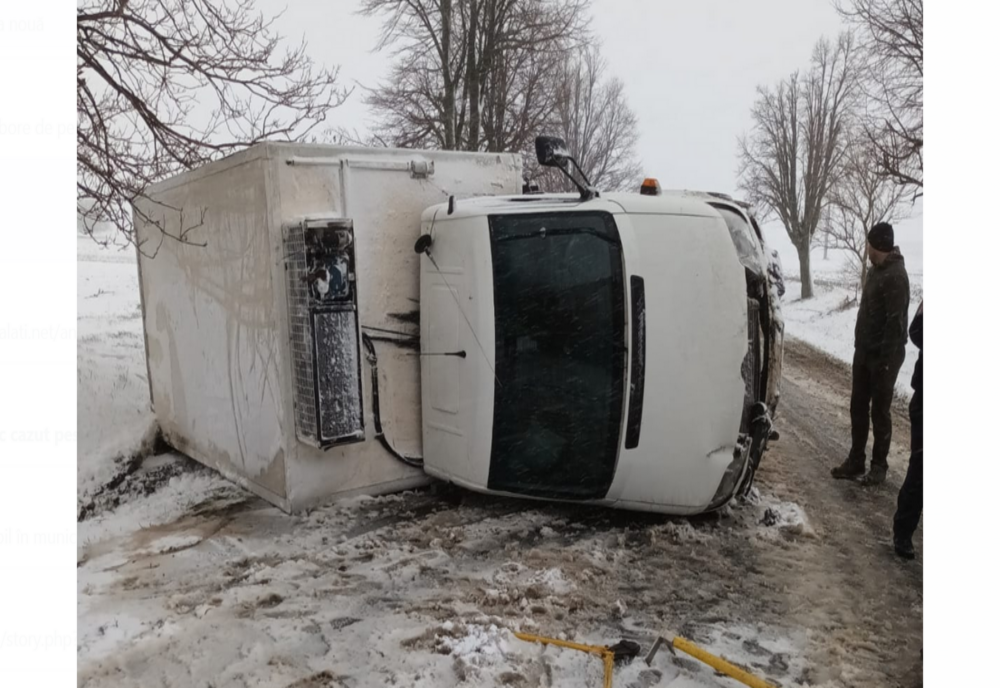 Accidente rutiere din cauza condițiilor de vreme extremă