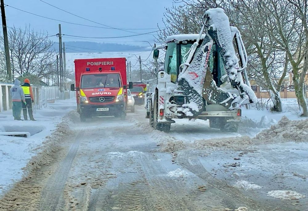 Intervențiile pompierilor băcăuani în contextul avertizării meteorologice Cod Portocaliu