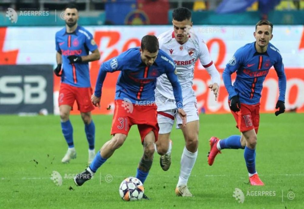 FOTBAL: FCSB A CÂȘTIGAT DERBY-UL CU DINAMO (2-1) ȘI A URCAT PE PRIMUL LOC ÎN SUPERLIGĂ