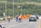 FOTO:Începând de astăzi revin restricțiile de circulație peste râul Trotuș de la Onești. Specialiștii au renunțat la ideea unui pod militar